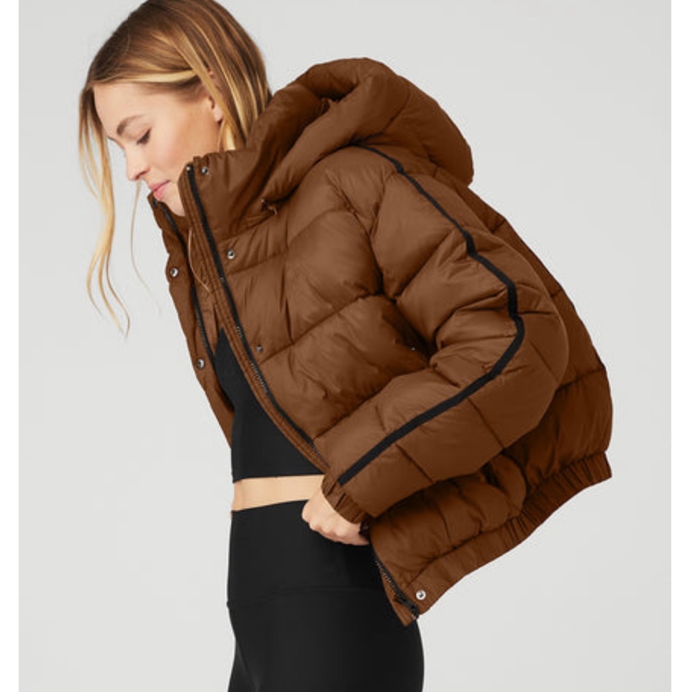 Alo Yoga Aspen Puffer Jacket Cinnamon - Small